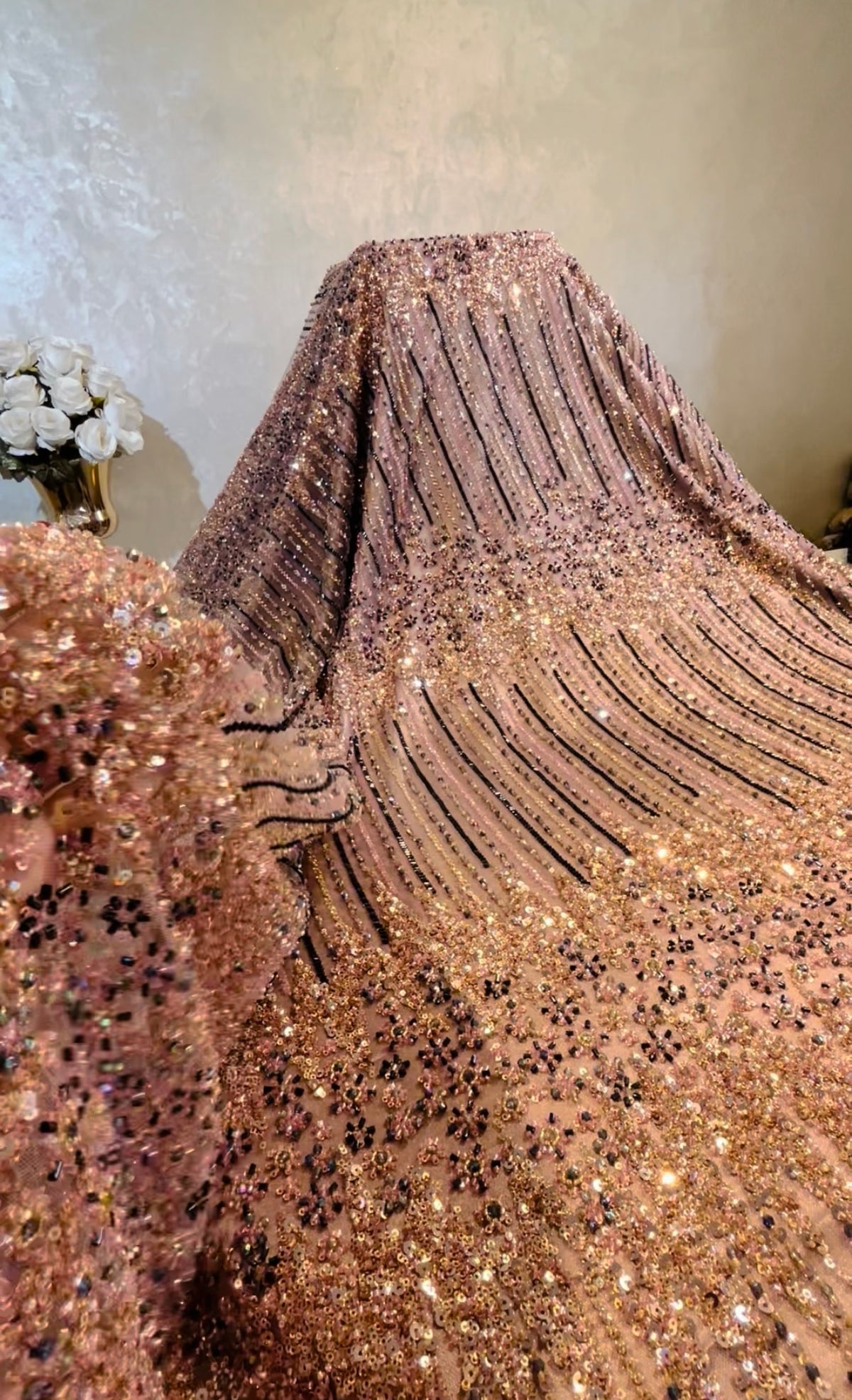 Tissu perle